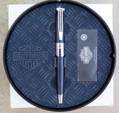WATERMANS HARLEY DAVIDSON COMBUSTION FOUNTAIN PEN. SERIALIZED